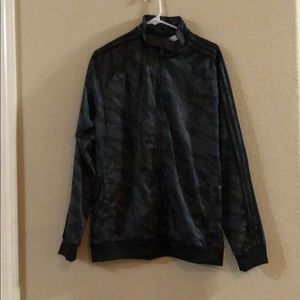 Adidas Dark Gray Tiger Stripe Jacket